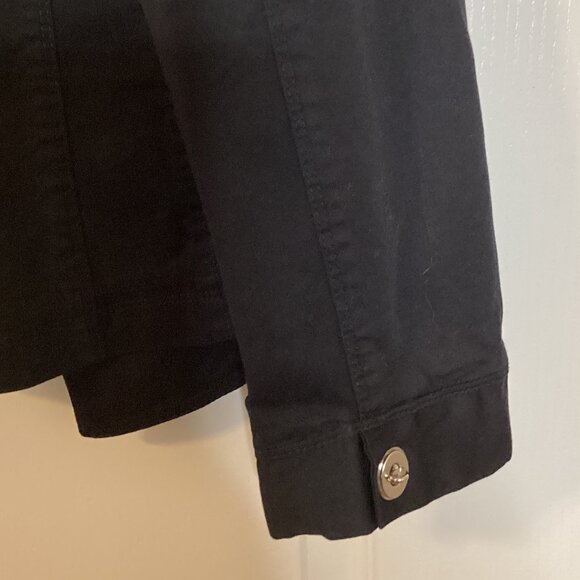 Spanner Women's Black Utility Jacket Size 8 Lightweight - Picture 8 of 10